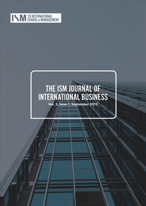 ism journal of international business v3 issue 1 cover